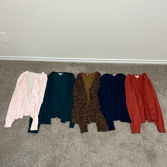 Time and Tru Women's Plus Size Sweater Cardigans Lot - Picture 1 of 3
